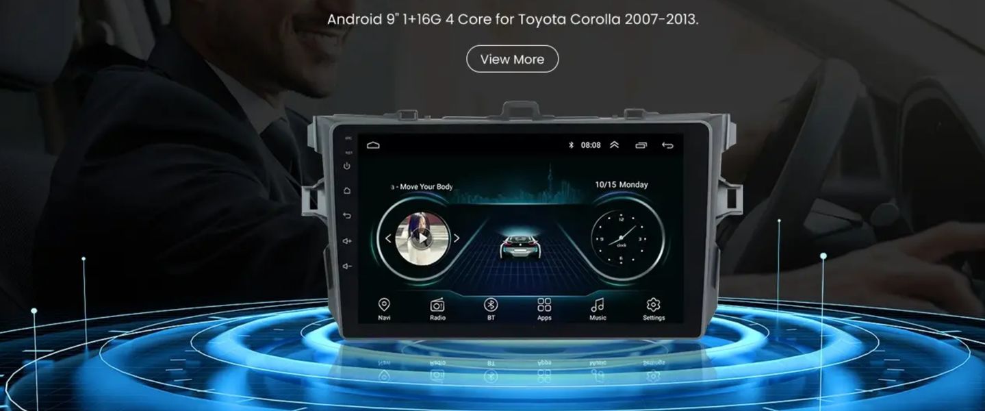 Στερεόφωνο αυτοκινήτου Toyota Android